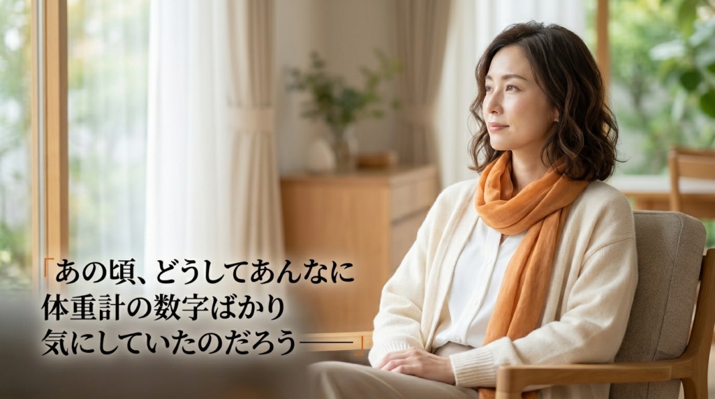 あの頃なぜ体重計の数字ばかり気にしていたのか - 
体重と向き合ってきた30代女性の佇まい