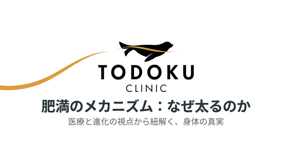 肥満のメカニズム　そもそも何故太るのか？